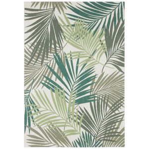 Zeleno-sivý vonkajší koberec Bougari Vai, 200 x 290 cm