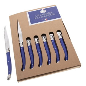 Set 6 modrých nožov Jean Dubost