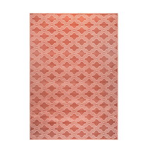 Ružový koberec White Label Feike, 160 × 230 cm