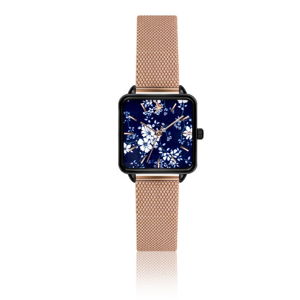 Dámske hodinky s remienkom z antikoro ocele v ružovozlatej farbe Emily Westwood Yoko