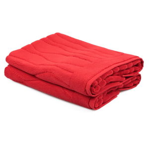 Sada 2 červených uterákov Beverly Hills Polo Club Gartex, 50 × 75 cm