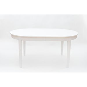 Biely rozkladací jedálenský stôl We47 Family, 165 - 265 × 105 cm