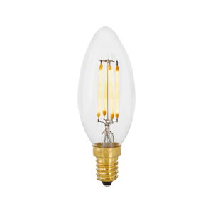 Teplá LED filamentová stmievateľná žiarovka E14, 4 W Candle - tala