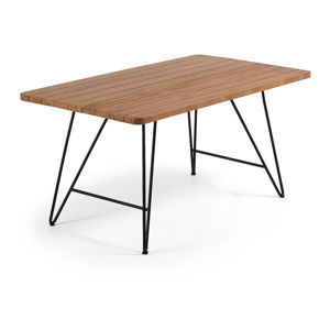 Stôl z prírodného teakového dreva La Forma Komme, 160 x 90 cm
