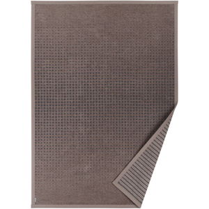 Hnedý vzorovaný obojstranný koberec Narma Helme, 140 × 200 cm