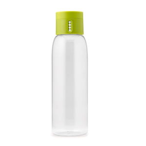 Zelená fľaša s počítadlom Joseph Joseph Dot, 600 ml