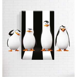 Nástenný 3D obraz Mosticx Tučniaky, 40 x 60 cm