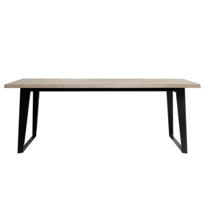 Jedálenský stôl z dreva bieleho duba Unique Furniture Novara