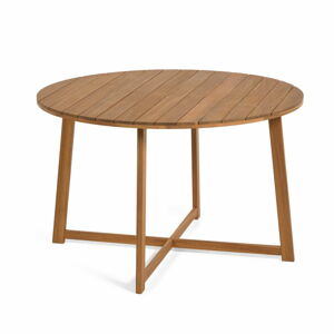 Záhradný jedálenský stôl z akáciového dreva La Forma Dafne, ⌀ 120 cm