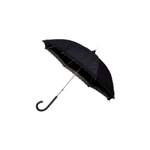 Čierny tyčový dáždnik Ambiance Victorian, ⌀ 85 cm