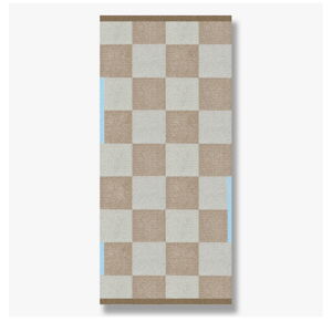 Béžový prateľný koberec 70x150 cm Square - Mette Ditmer Denmark