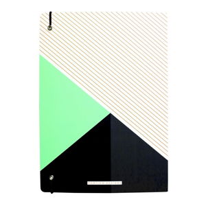Zápisník A4 Portico Designs Colour Block, 160 strán