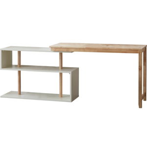Písací stôl s variabilnými poličkami DEEP Furniture Mallory