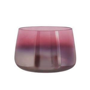 Ružová sklenená váza PT LIVING Oiled, výška 10 cm