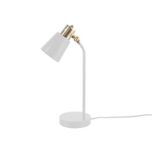 Biela stolová lampa Leitmotiv Classic