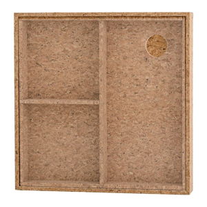 Úložný korkový box s viečkom Bloomingville Nature Cork, 24 × 24 cm