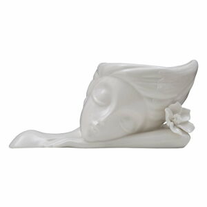 Biela porcelánová váza Mauro Ferretti Sleepy Woman