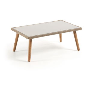 Konferenčný stolík s konštrukciou z eukalyptového dreva La Forma Gillian, 100 x 60 cm