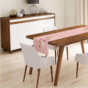 Behúň na stôl Minimalist Cushion Covers Pink Ballon, 140 x 45 cm