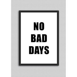 Obraz North Carolina Scandinavian Home Decors No Bad Days, 33 × 43 cm