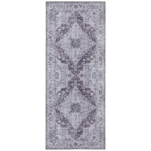 Sivý koberec Nouristan Sylla, 80 x 200 cm