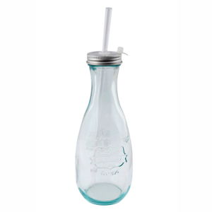 Fľaša na pitie z recyklovaného skla Esschert Design Authentic, 600 ml