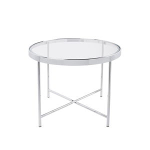 Biely konferenčný stolík Leitmotiv Smooth, 60 × 46 cm