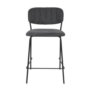 Tmavosivé barové stoličky v súprave 2 ks 89 cm Jolien – White Label