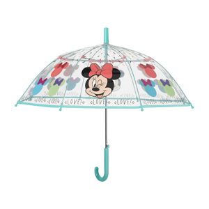 Transparentný detský dáždnik odolný proti vetru Ambiance Disney Minnie, ⌀ 74 cm