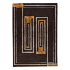 Hnedý ručne tkaný koberec Flair Rugs Moderne Lifestyle, 120 × 170 cm