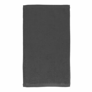 Tmavosivý bavlnený uterák Boheme Alfa, 30 x 50 cm