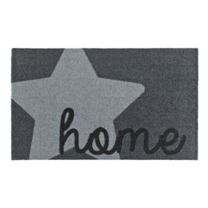Sivá rohožka Zala Living Design Star Home Grey, 50 × 70 cm