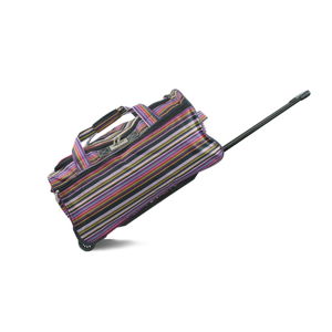 Pruhovaná cestovná taška na kolieskach Infinitif Ascot, 41 l