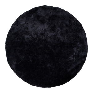 Čierny okrúhly koberec House Nordic Florida, ø 120 cm