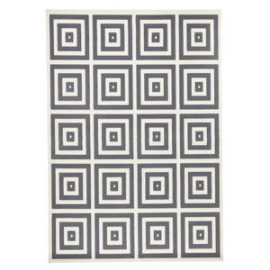 Sivo-biely koberec Hanse Home Mono, 200 × 290 cm