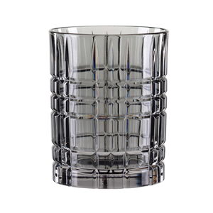 Sivý pohár na whisky z krištáľového skla Nachtmann Highland Smoke, 345 ml