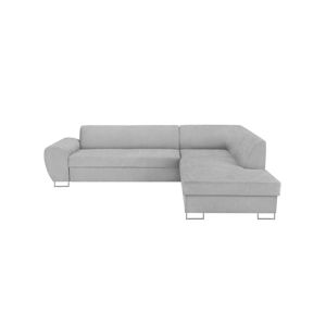 Sivá rohová rozkladacia pohovka s úložným priestorom Kooko Home XL Right Corner Sofa Piano