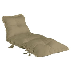 Béžový variabilný futón vhodný do exteriéru Karup OUT™ Sit&Sleep Beige