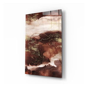 Sklenený obraz Insigne Abstract Toprak, 110 x 70 cm