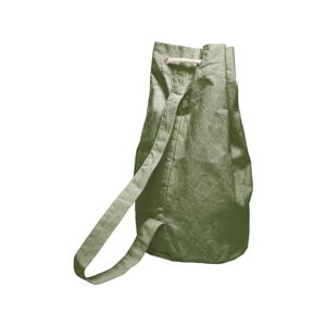 Jednoduchý látkový vak Linen Couture Green Moss, šírka 40 cm