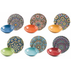18-dielny porcelánový set riadu Villa d'Este Marrakech