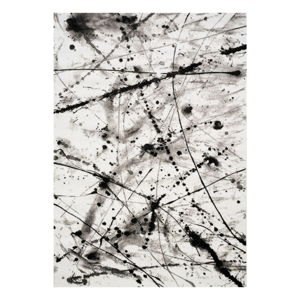 Čierno-biely koberec Webtappeti Manhattan Soho, 120 x 170 cm