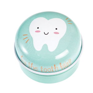 Svetlozelená plechová škatuľka Rex London Tooth Fairy