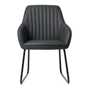 Sivá jedálenská stolička Unique Furniture Brooks