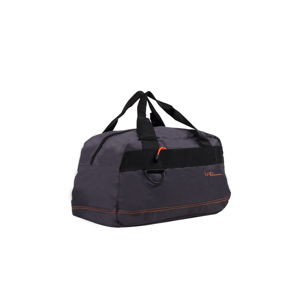 Sivá cestovná taška s oranžovým lemom Les P'tites Bombes Toulouse, 17 l