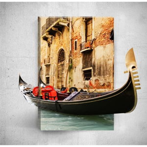 Nástenný 3D obraz Mosticx Boat Ride, 40 × 60 cm