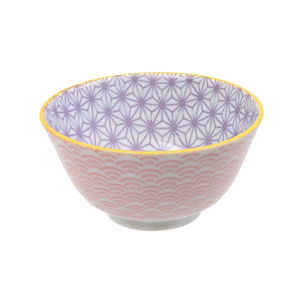 Ružovo-fialová porcelánová miska Tokyo Design Studio Star, ⌀ 12 cm
