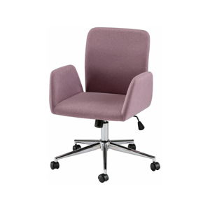 Ružová kancelárska stolička na kolieskach s opierkami Støraa Bendy