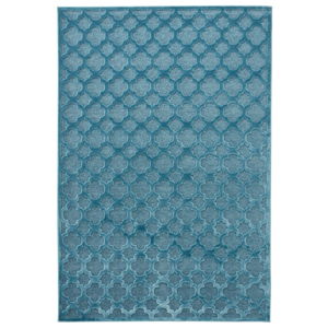 Modrý koberec z viskózy Mint Rugs Bryon, 160 × 230 cm