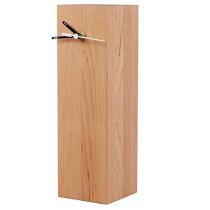 Stolové hodiny z jelšového dreva Nørdifra Blocks